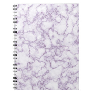 Purple Marble Pattern Notebook