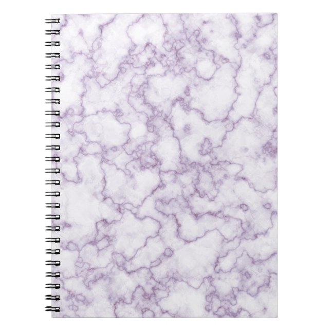 Purple Marble Pattern Notebook (Front)