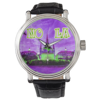 Purple Mardi Gras JS Watch
