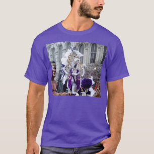 Purple Mardis Gras Zulu King T-Shirt