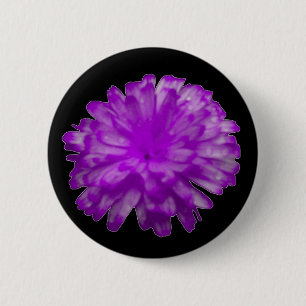 Purple Marigold Button