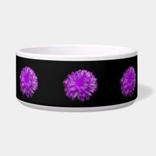 Purple Marigold Dog Bowl