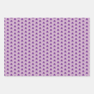 Purple Marker Iris Illustration Wrapping Sheets