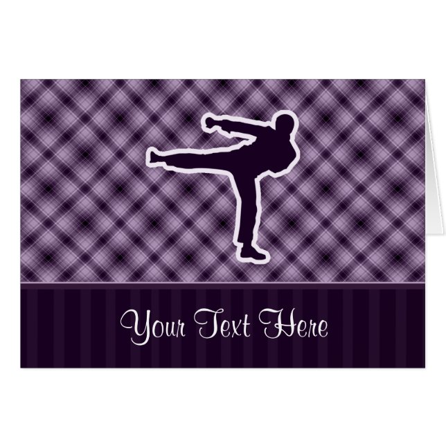 Purple Martial Arts (Front Horizontal)