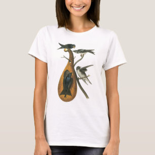 Purple Martin by Audubon T-Shirt