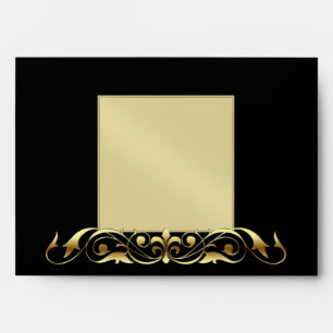 Purple Masquerade Mask Halloween Envelope