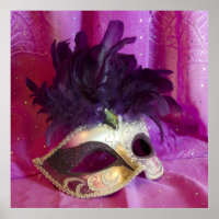 Purple Masquerade Mask