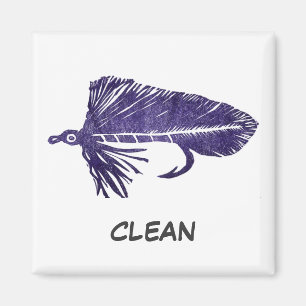 "Purple Matuka" Dish Washer Status Magnet
