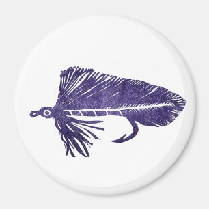 "Purple Matuka Streamer" Classic Trout Fly Magnet