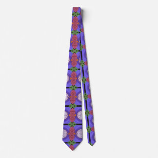 Purple Mauve and Green Modern Design Tie