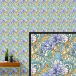 Purple Mauve Green Aqua Yellow Gold Art Nouveau  Wallpaper<br><div class="desc">Purple Mauve Green Aqua Yellow Gold Art Nouveau Wallpaper</div>