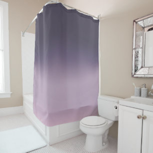 Purple Mauve Ombre Elegant Gradient  Shower Curtain