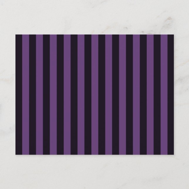 Purple Mauve Stripes Graphic Postcard (Front)