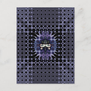 Purple Meditation Postcard