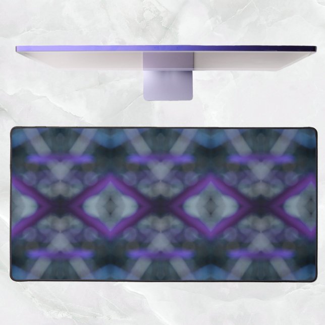 Purple Medley Boho Chic Abstract Desk Mat (Creator Uploaded)