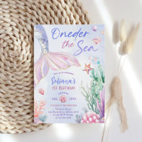 Purple Mermaid 1st Birthday Oneder the Sea