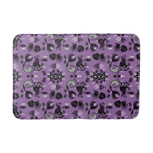 Purple Mermaid Fantasy Bath Mat