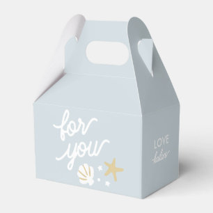 Purple Mermaid Party Seashells Personalised Favour Box