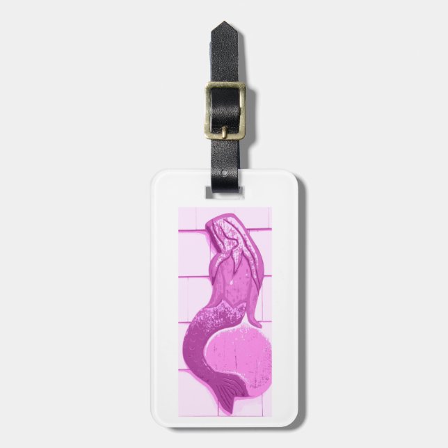 purple mermaid tag (Front Vertical)