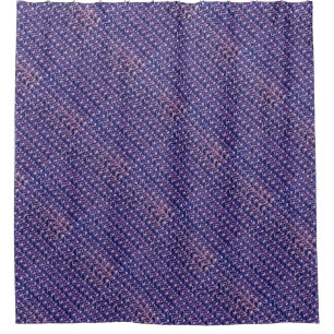 Purple Metal Chain mail Metallic Mediaeval Style Shower Curtain