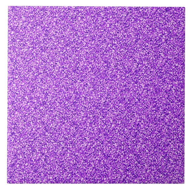 Purple metallic  glitter tile (Front)
