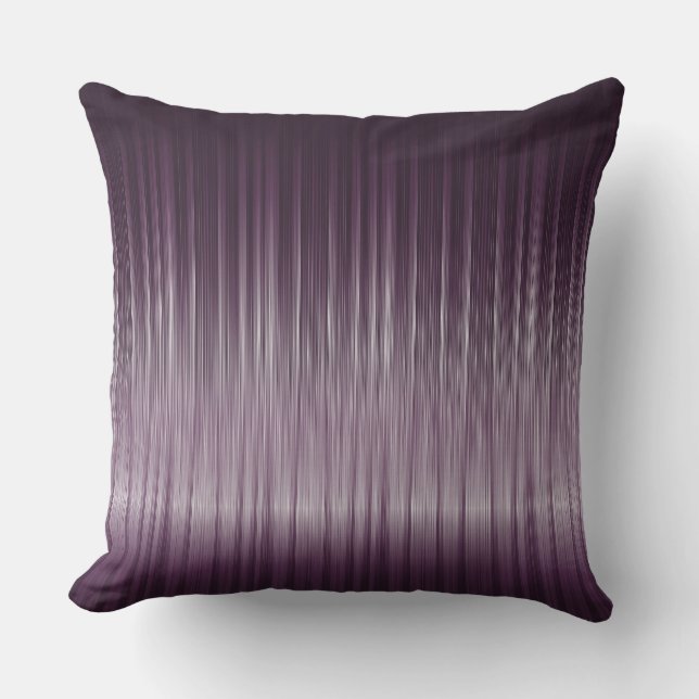 Purple Metallic Shinny Carbon Fibre Texture Cushion (Front)