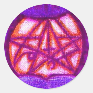 Purple Miasma Sigil Stickers