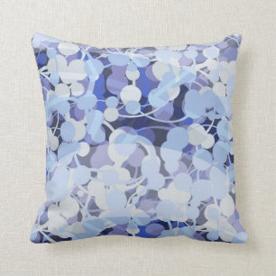 Purple Microbe Pattern Cushion