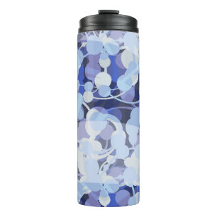 Purple Microbe Pattern Thermal Tumbler