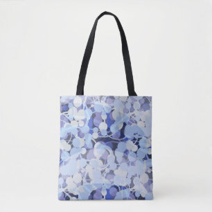 Purple Microbe Pattern Tote Bag