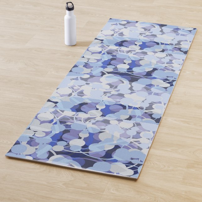 Purple Microbe Pattern Yoga Mat (In Situ)