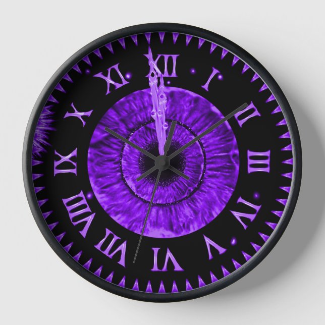 Purple Midnight Clock (Front)
