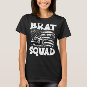 Purple Military Child Brat Squad Of Huey Military T-Shirt