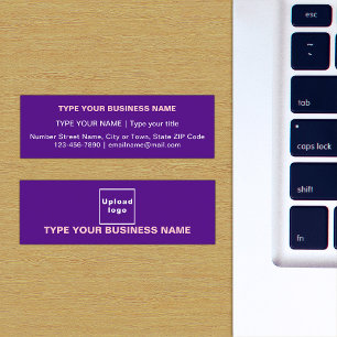Purple Mini Business Card