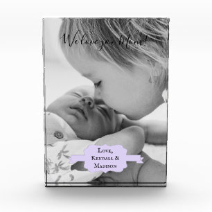 Purple Minimalist Mother's Day Photo Block