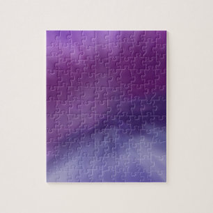 Purple Mist Abstract Jigsaw Puzzle