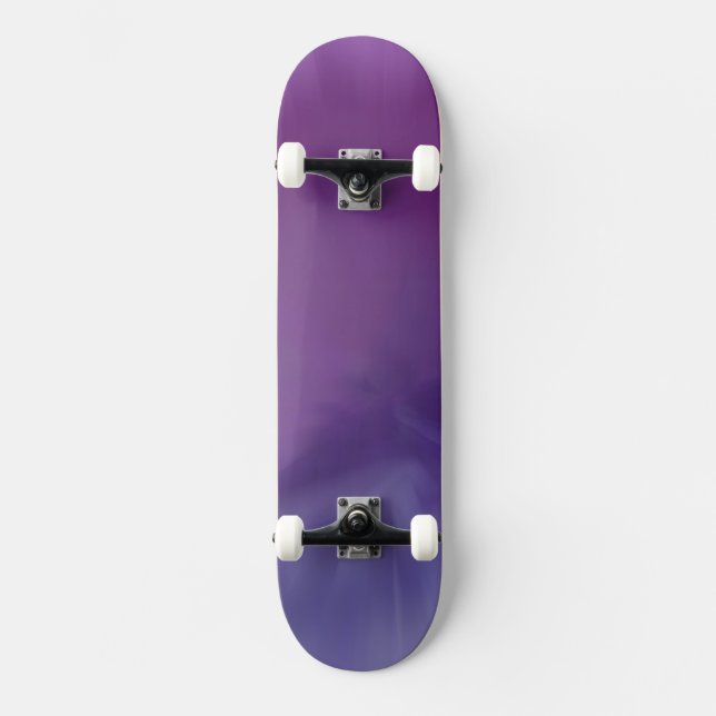 Purple Mist Abstract Skateboard (Front)