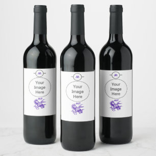 Purple Mister Pro Triceratops Skilled Ancient Wine Label