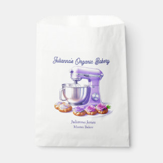Purple Mixer Bread Bakery Pastry Chef Favour Bag