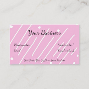 Purple Mod Business Cards