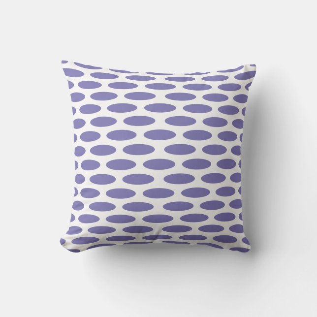 Purple Modern Oval @ Emporiomoffa Cushion (Front)