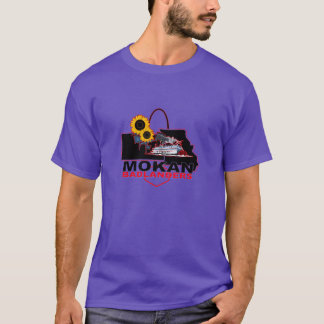 Purple MOKAN Badlanders Mens Tri-Blend Shirt