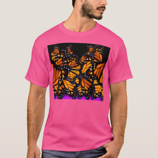 purple monarch butterfly design T-Shirt