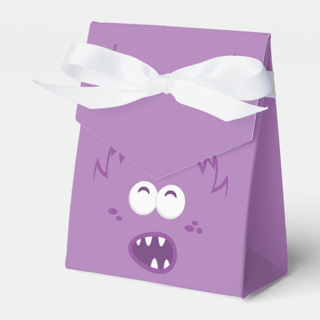 Purple Monster Face Gift Box (Front Side)