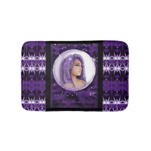 Purple Moon Child Bath Mat