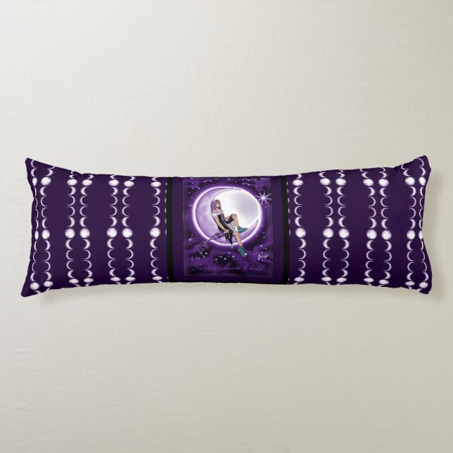 Purple Moon Child Body Cushion (Front)