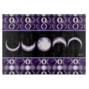Purple Moon Child Cutting Board