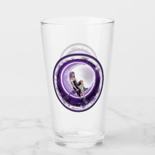 Purple Moon Child Glass
