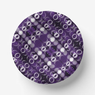 Purple Moon Child Paper Bowls Paper Plate