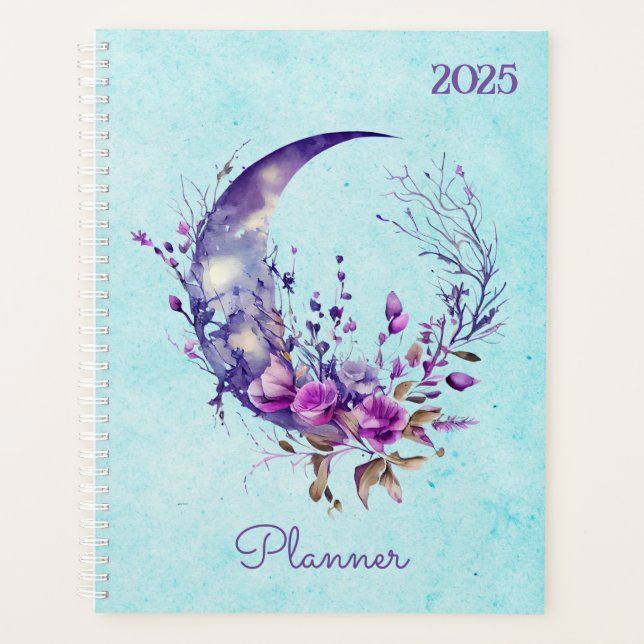 Purple Moon  Planner (Front)